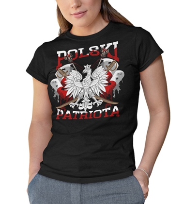 KOSZULKA DAMSKA PATRIOTYCZNI POLSKI PATRIOTA